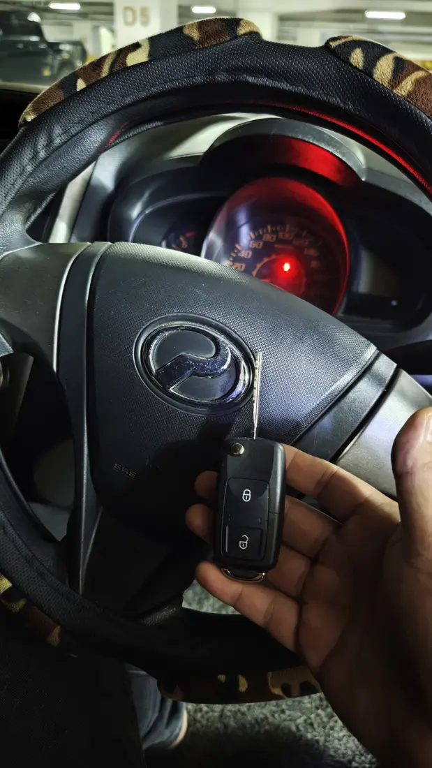 Remote key Perodua siap diprogram